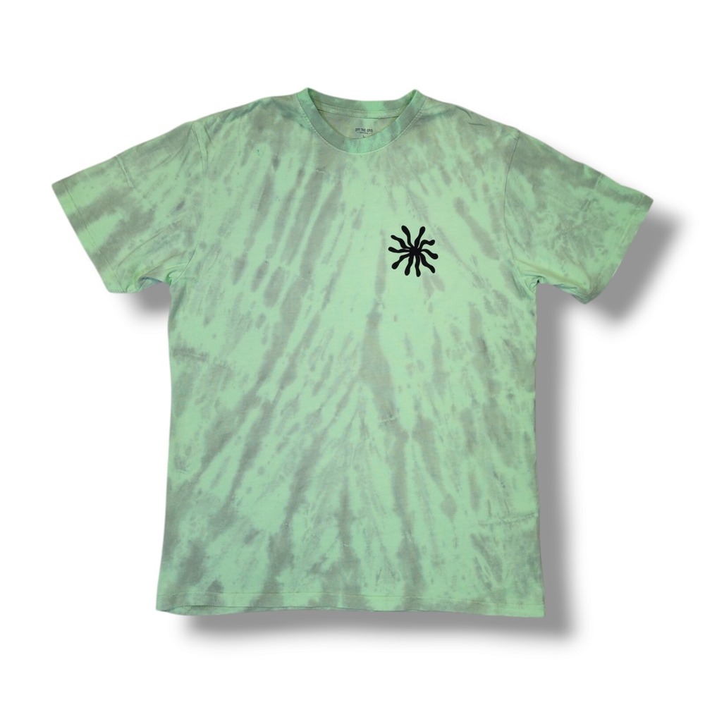 John Summit "What A Life" Green Spiral Tie Dye‎ T-Shirt Men's Large EDM